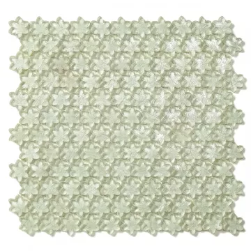 Sicis Petites Fleurs F17 Anis Glass Mosaic Tile